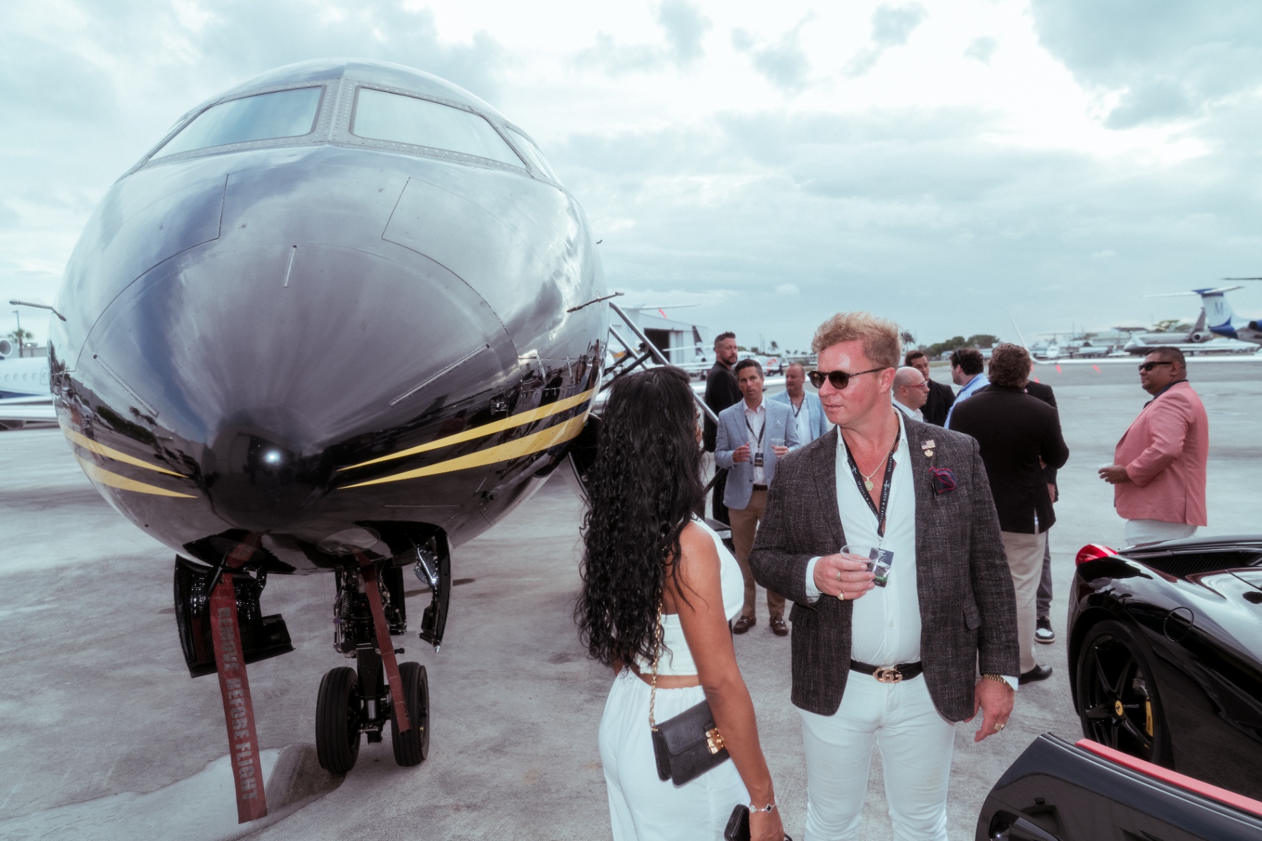 Smarter Aircraft event — close-up jet nose
