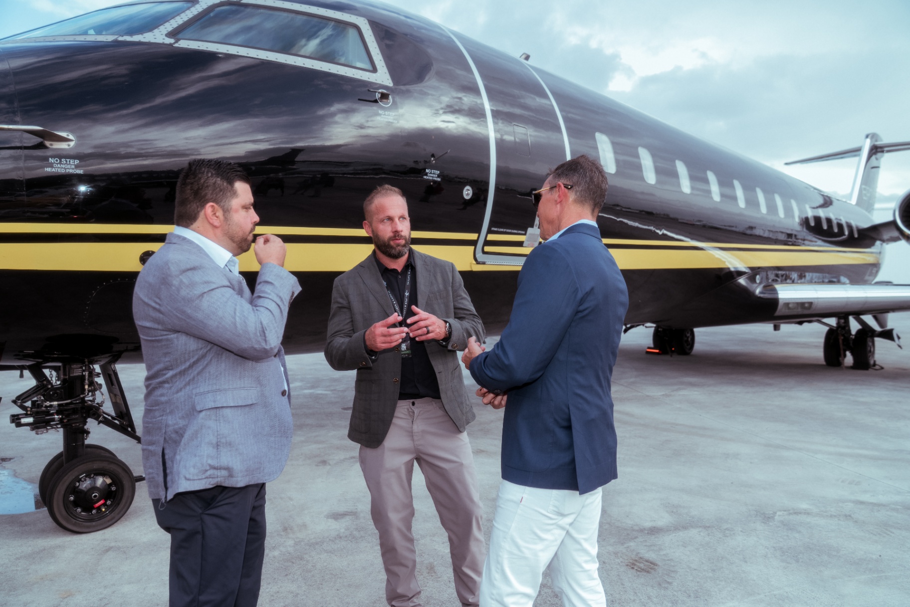 Smarter Aircraft event — advisory conversation by jet